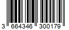 Barcode 3664346300179