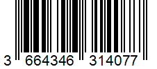 Barcode 3664346314077
