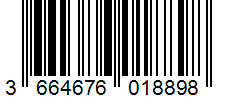 Barcode 3664676018898