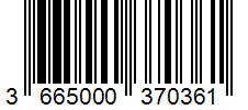 Barcode 3665000370361