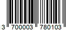 Barcode 3700003780103