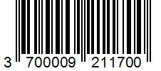 Barcode 3700009211700