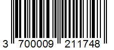 Barcode 3700009211748