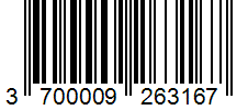 Barcode 3700009263167