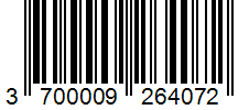 Barcode 3700009264072