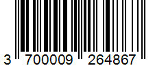 Barcode 3700009264867