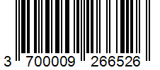 Barcode 3700009266526