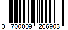 Barcode 3700009266908