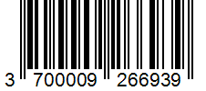Barcode 3700009266939
