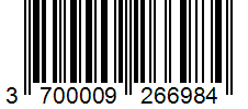 Barcode 3700009266984