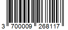 Barcode 3700009268117