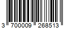 Barcode 3700009268513