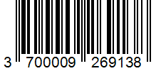 Barcode 3700009269138