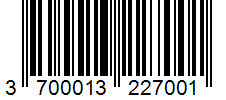 Barcode 3700013227001