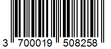 Barcode 3700019508258