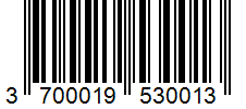 Barcode 3700019530013