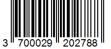 Barcode 3700029202788