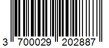 Barcode 3700029202887
