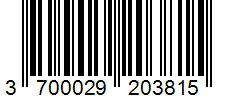 Barcode 3700029203815