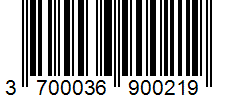 Barcode 3700036900219
