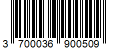 Barcode 3700036900509