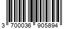 Barcode 3700036905894