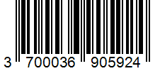 Barcode 3700036905924