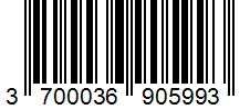 Barcode 3700036905993