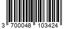 Barcode 3700048103424