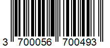 Barcode 3700056700493