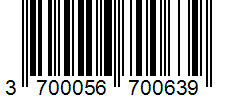 Barcode 3700056700639