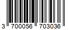Barcode 3700056703036
