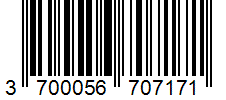 Barcode 3700056707171