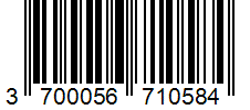 Barcode 3700056710584