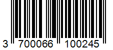 Barcode 3700066100245