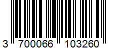 Barcode 3700066103260