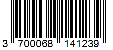 Barcode 3700068141239