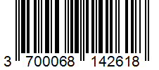 Barcode 3700068142618