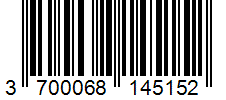 Barcode 3700068145152