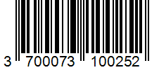 Barcode 3700073100252