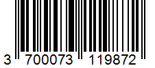 Barcode 3700073119872