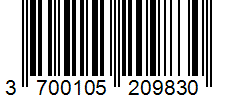 Barcode 3700105209830