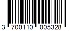 Barcode 3700110005328