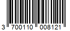 Barcode 3700110008121