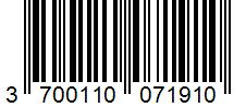 Barcode 3700110071910