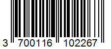 Barcode 3700116102267