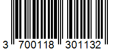 Barcode 3700118301132