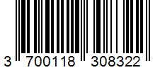 Barcode 3700118308322