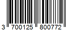 Barcode 3700125800772