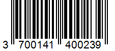 Barcode 3700141400239